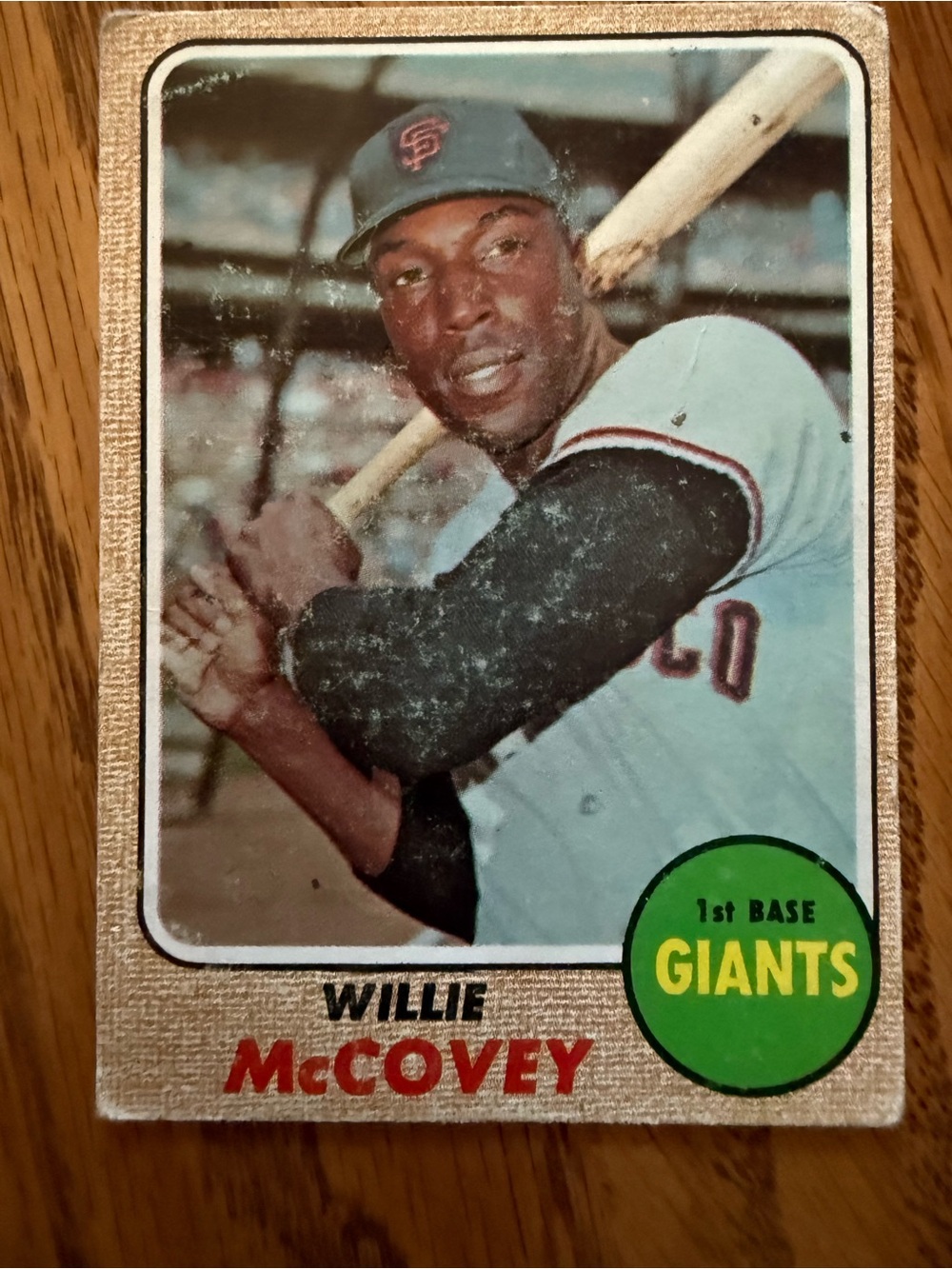 Topps Baseball Card-Willie McCovey